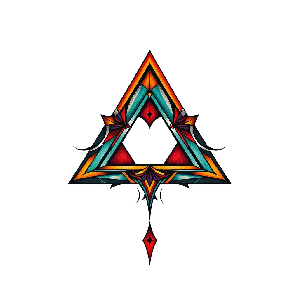 Triangle  tatuaggio