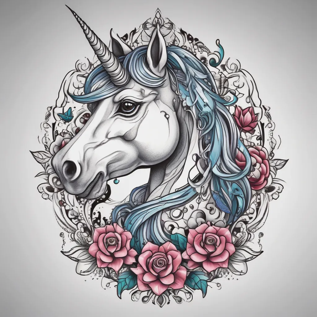 Unicorn وشم