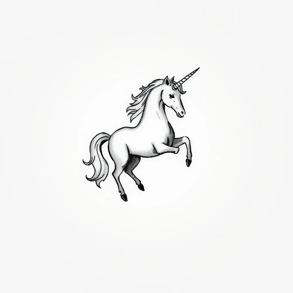 unicorn tatuaje