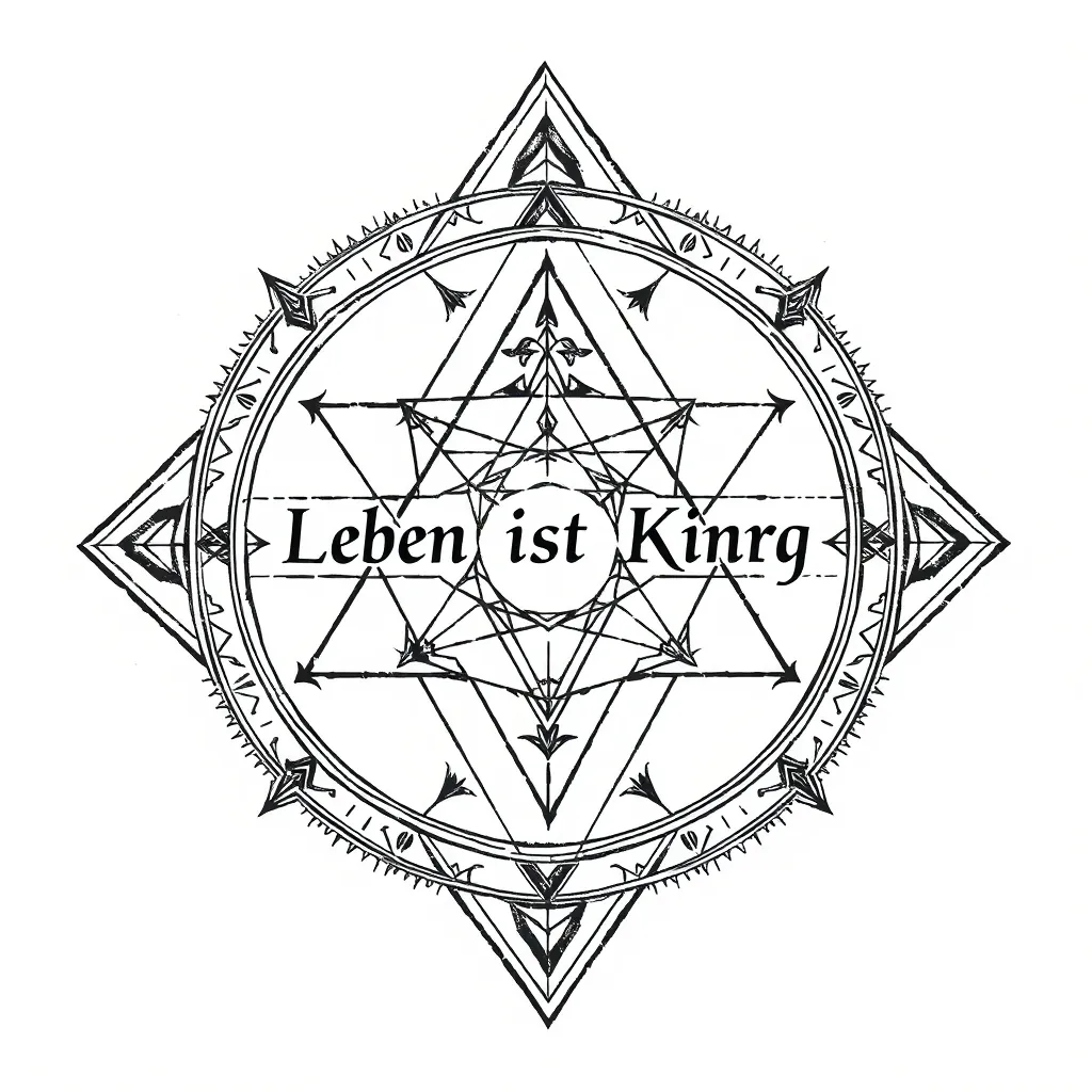 用“ Leben ist Krieg”和“Tout est changeant, l'impossible n'existe que dans le dictionnaire des idiots.”这两句话作为纹身图案。 tatuointi