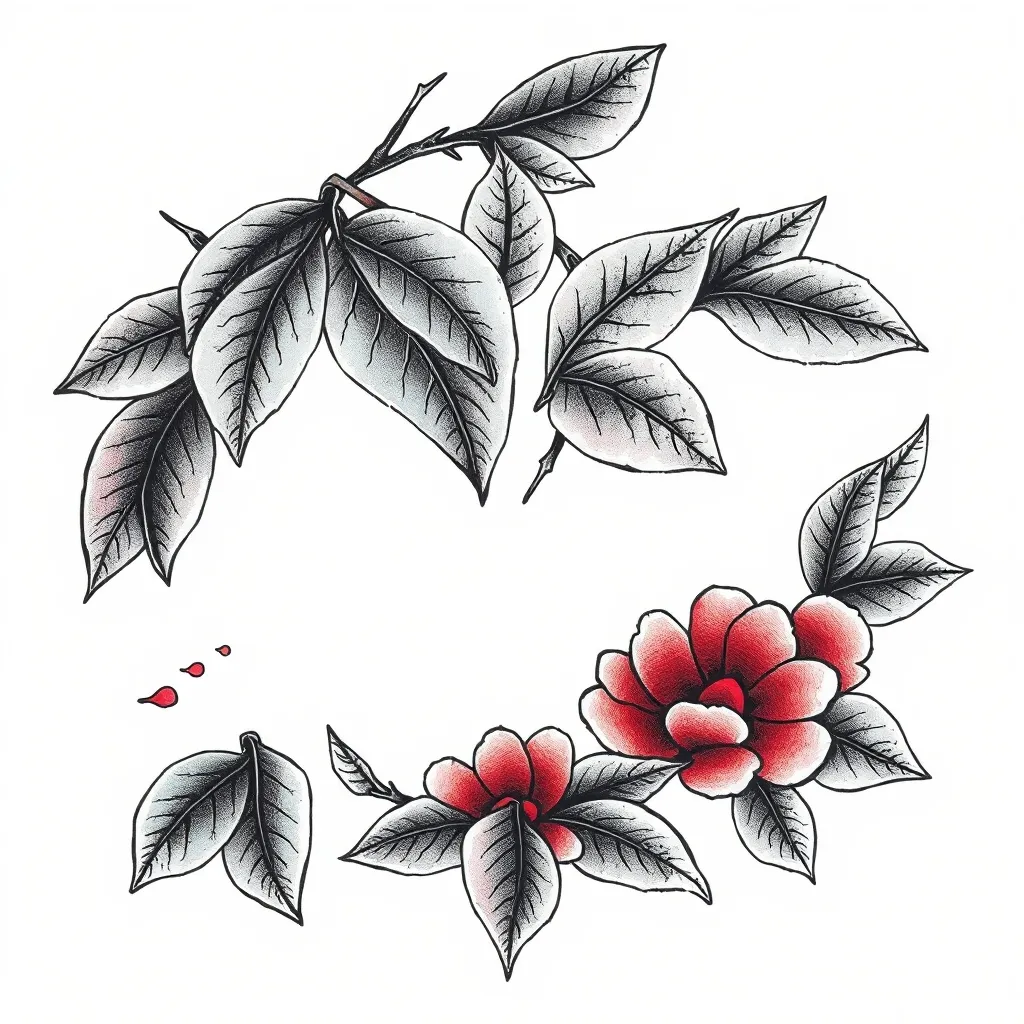 维吾尔艾德莱斯巴达姆叶纹 문신