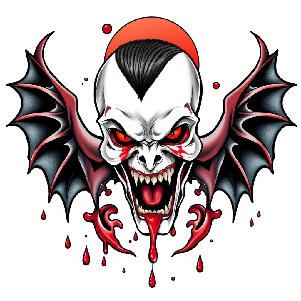 vampire, blood tatuagem