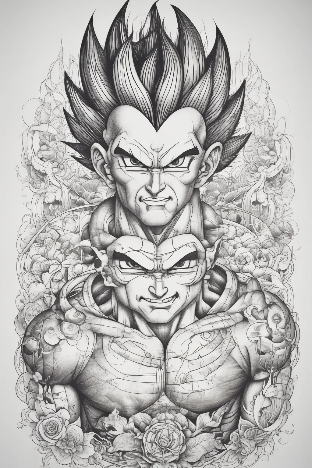 Vegeta  татуировка