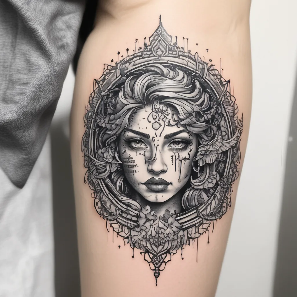 вера и храброст tatuagem