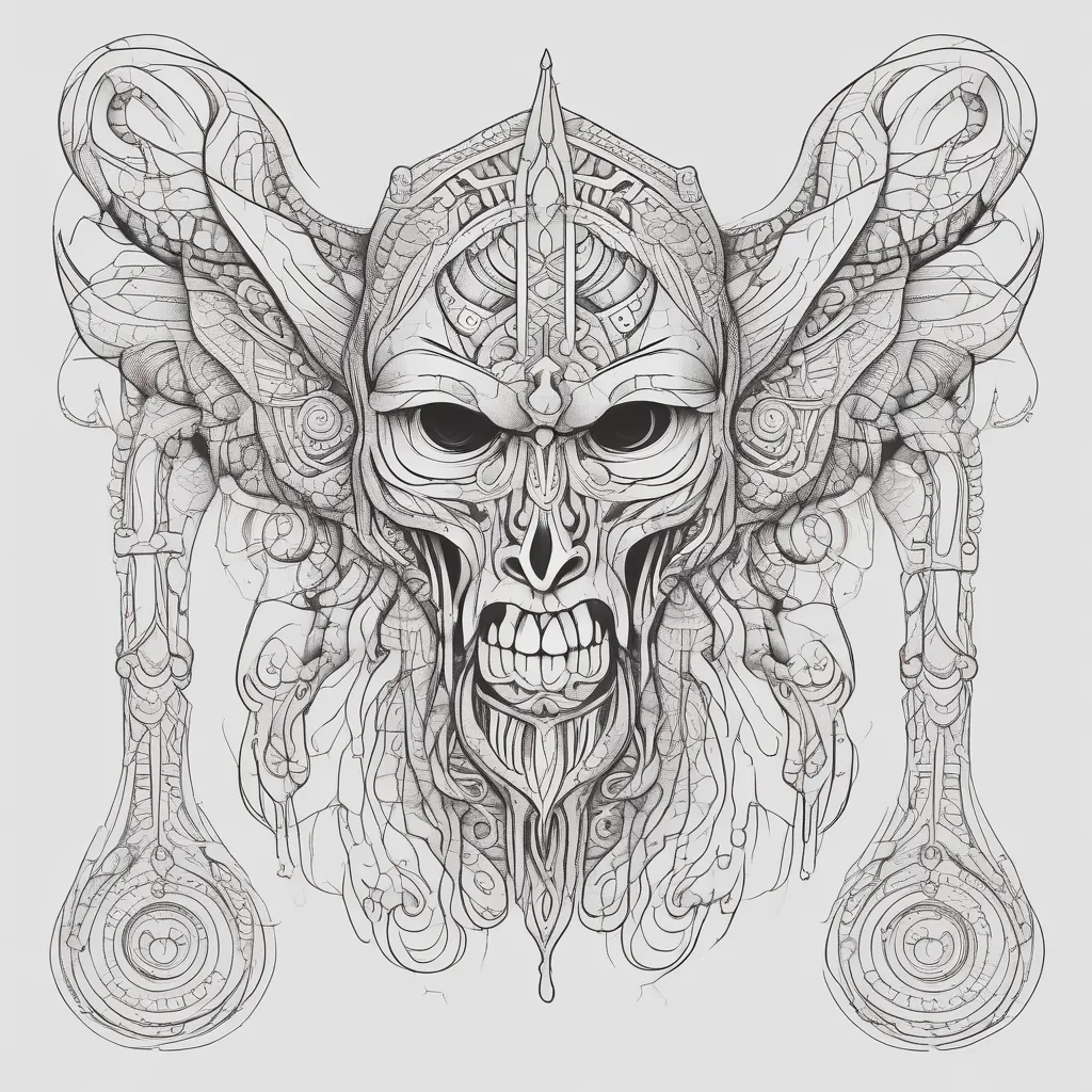 Viking, keltic, norwegian, scottish, angel, demon tatuagem