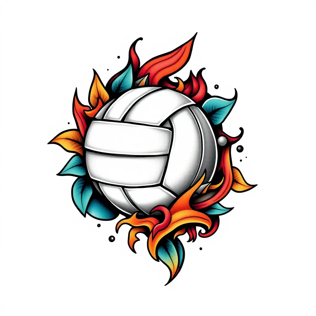 Volleyball tatuaggio