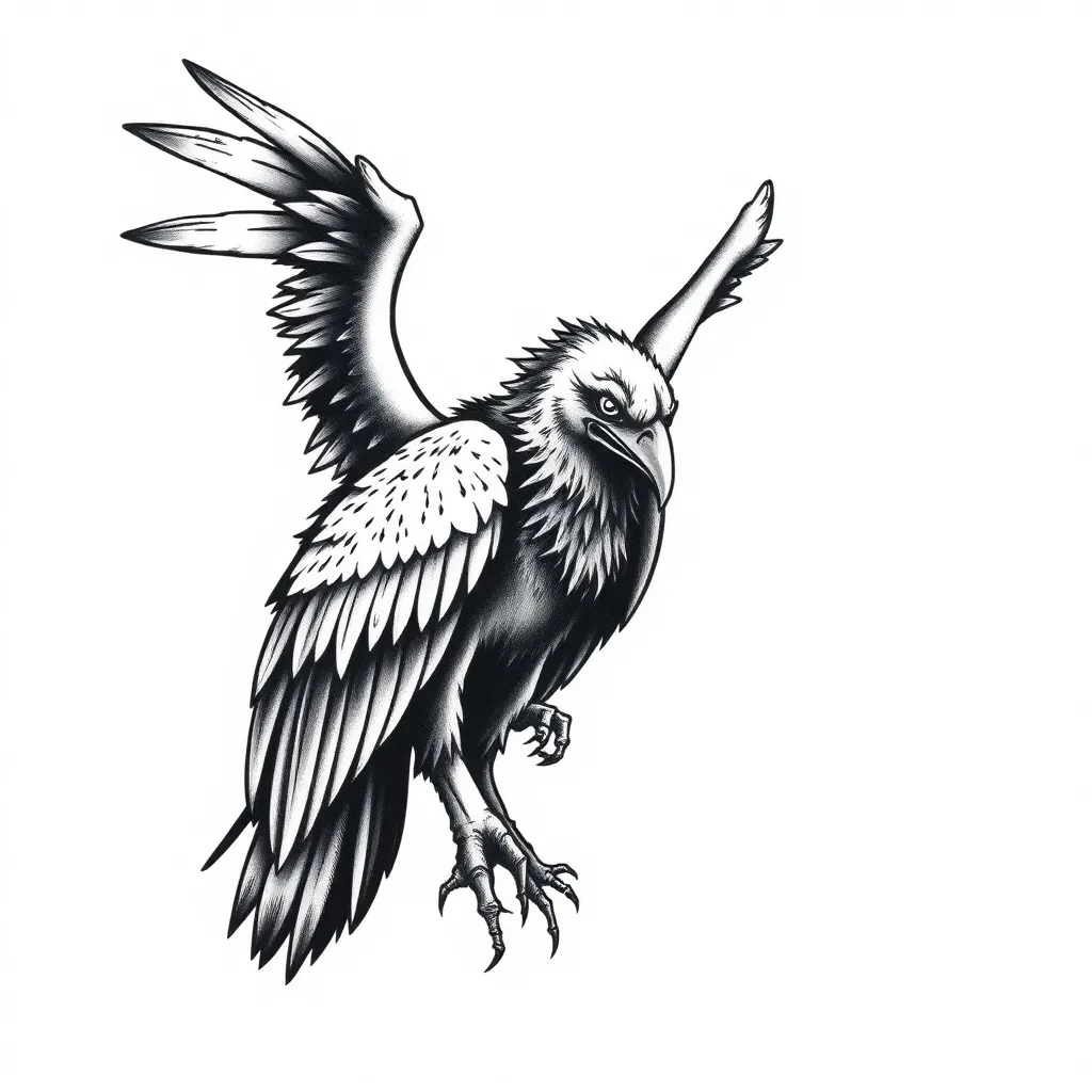 vulture tattoo