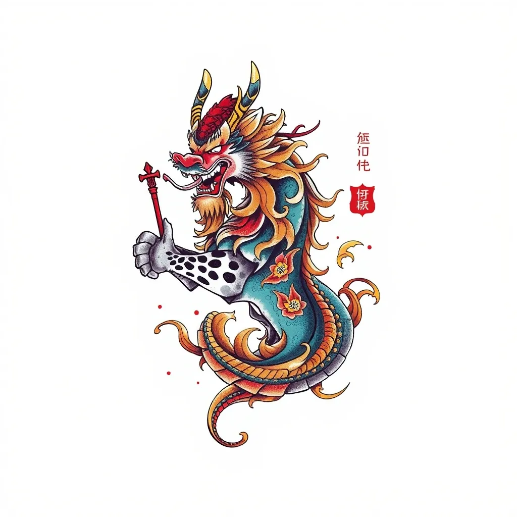 王红 tatuaggio
