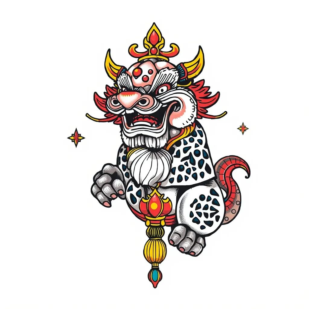 招财符 tatuaż