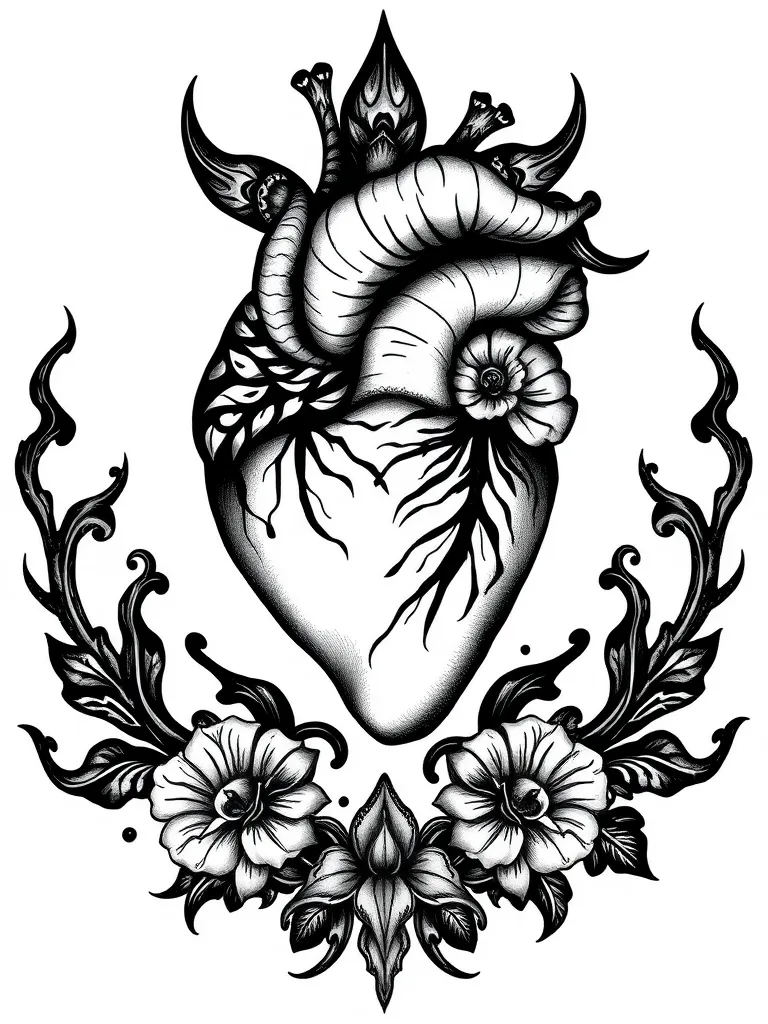 Wild soul but kind heart tatouage