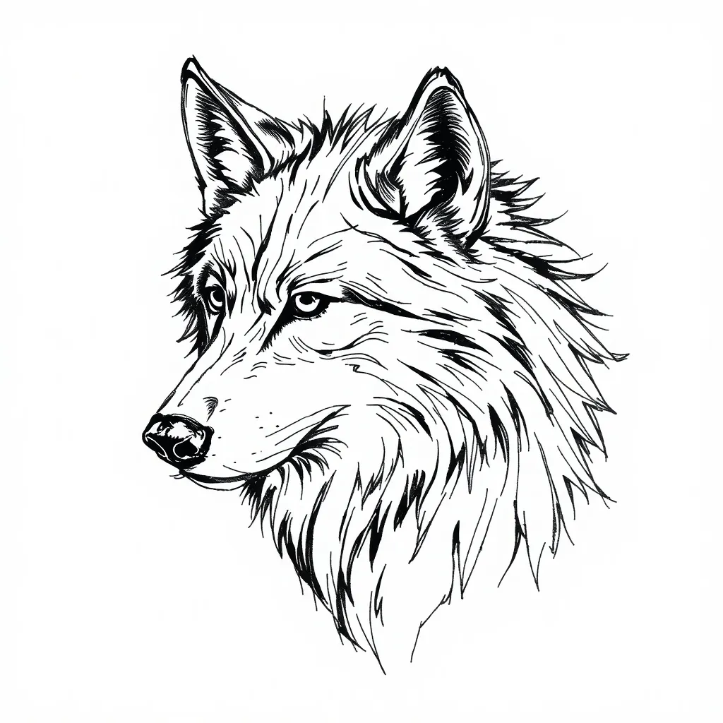 Wolf tatuointi