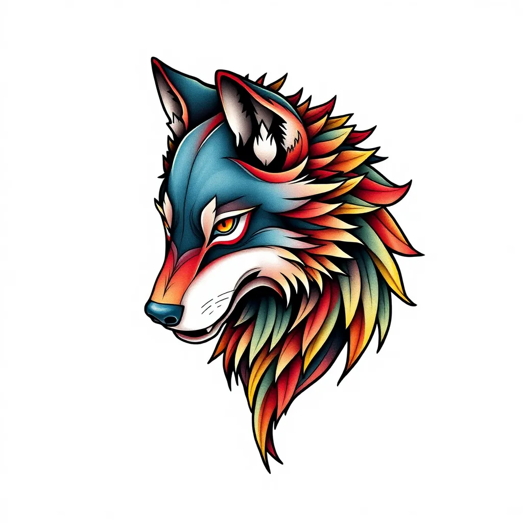 Wolf tatuointi