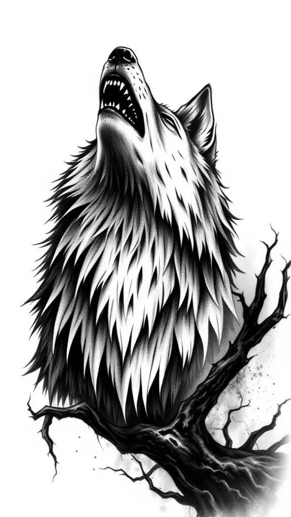 wolf tattoo