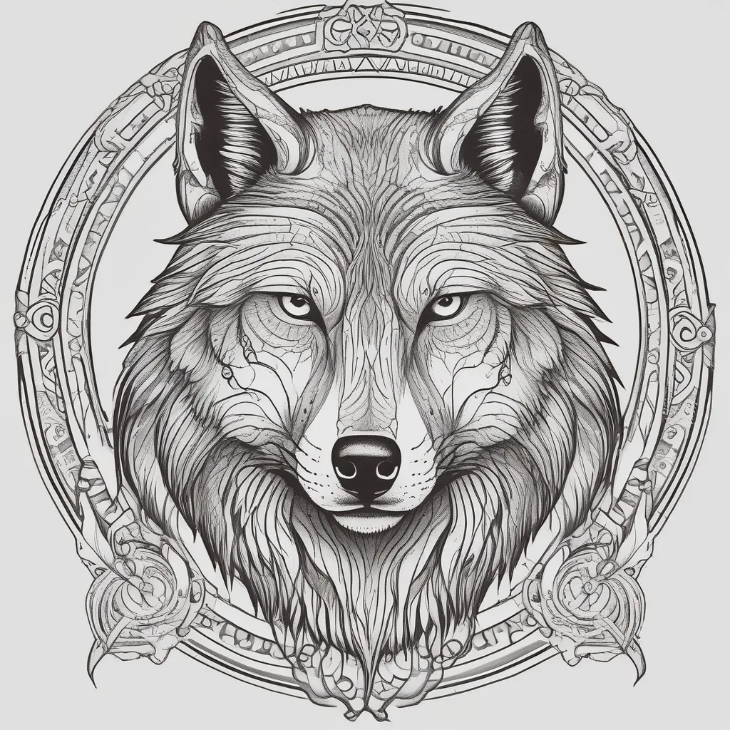 Wolf  tatuaggio