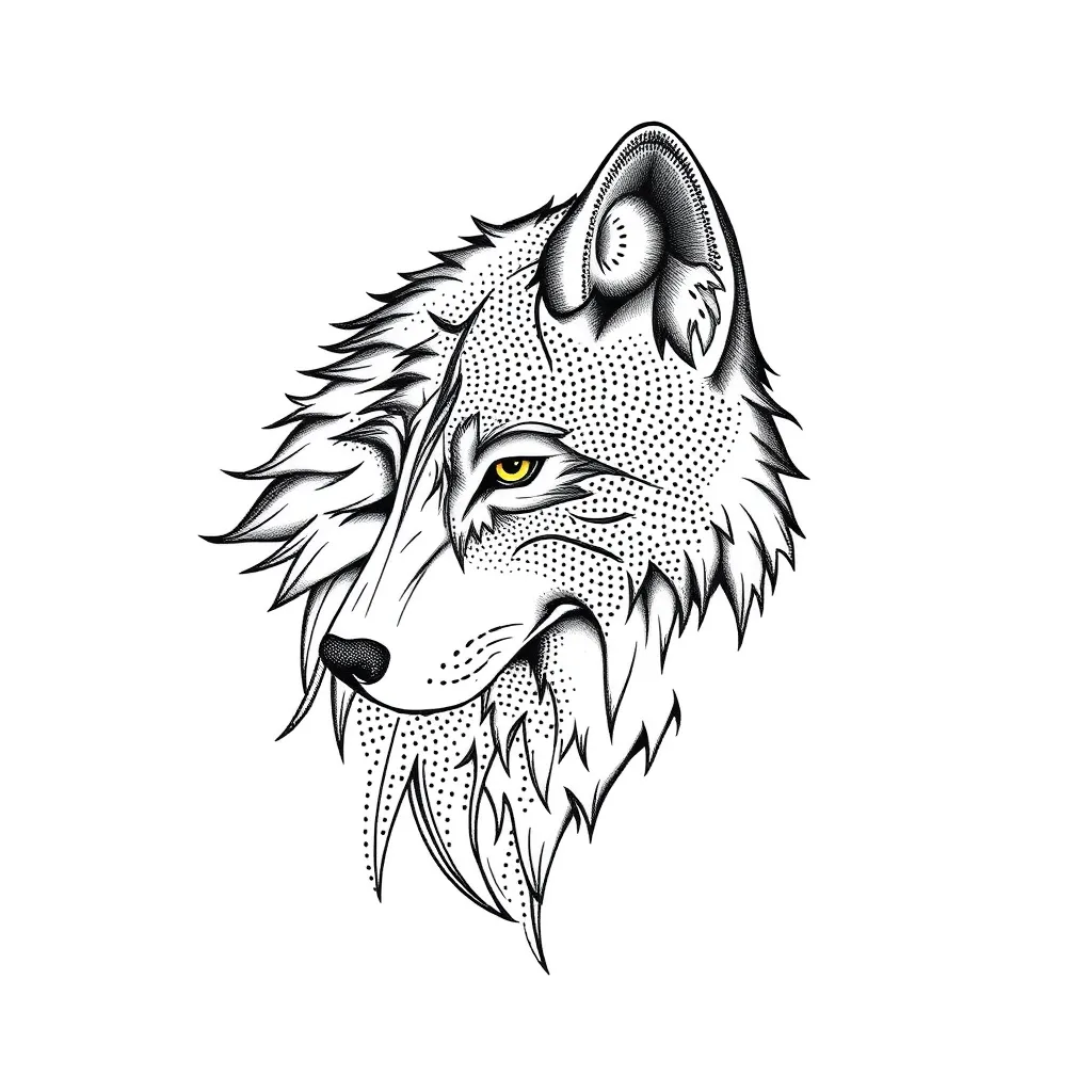 wolf tatoeage