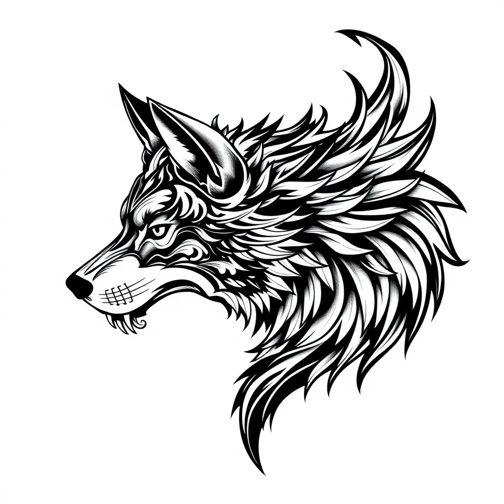 wolf tattoo