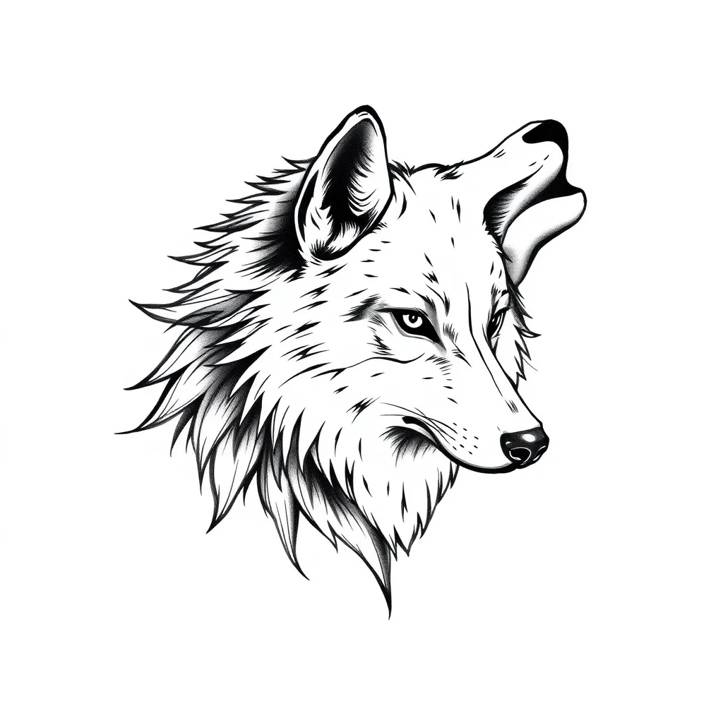 wolf tattoo