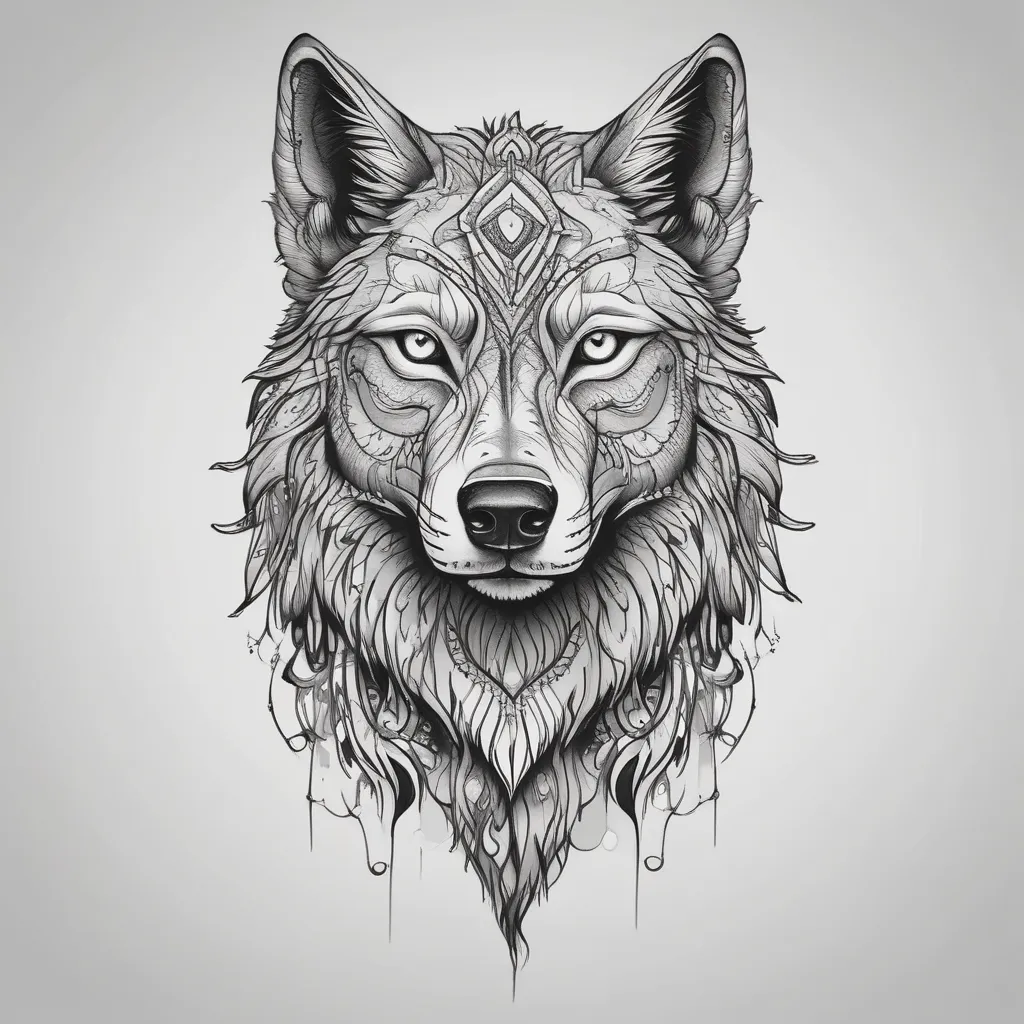 Wolf tattoo