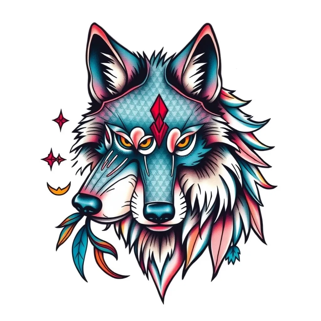 wolf tatuaje