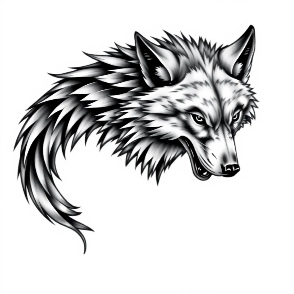 wolf tattoo