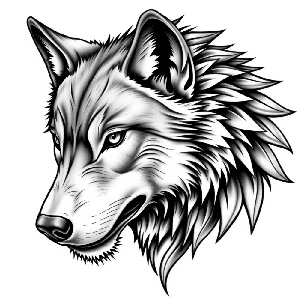 Wolf tatuagem