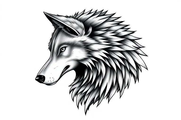 wolf tattoo