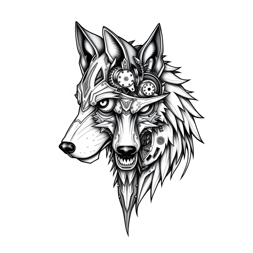 Wolf tatouage