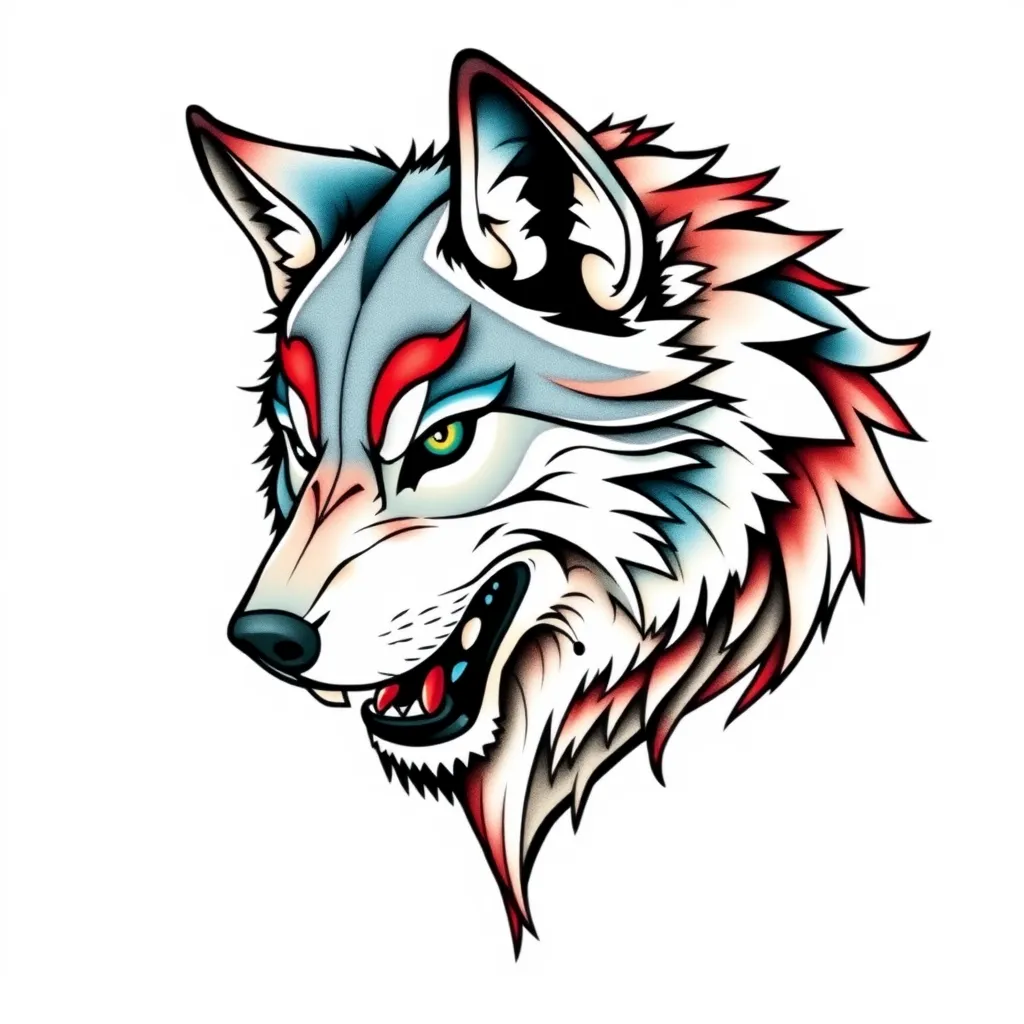 Wolf tattoo