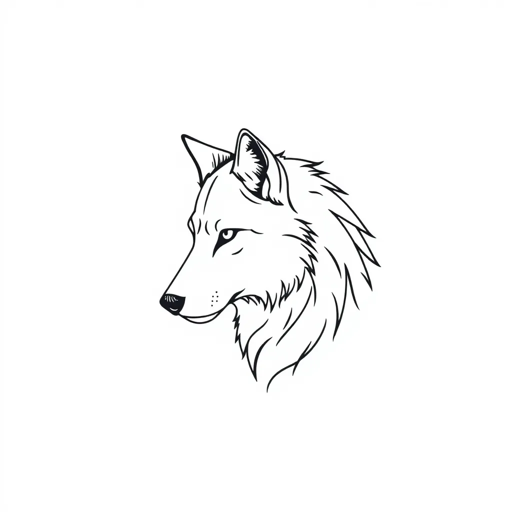 wolf tatuering