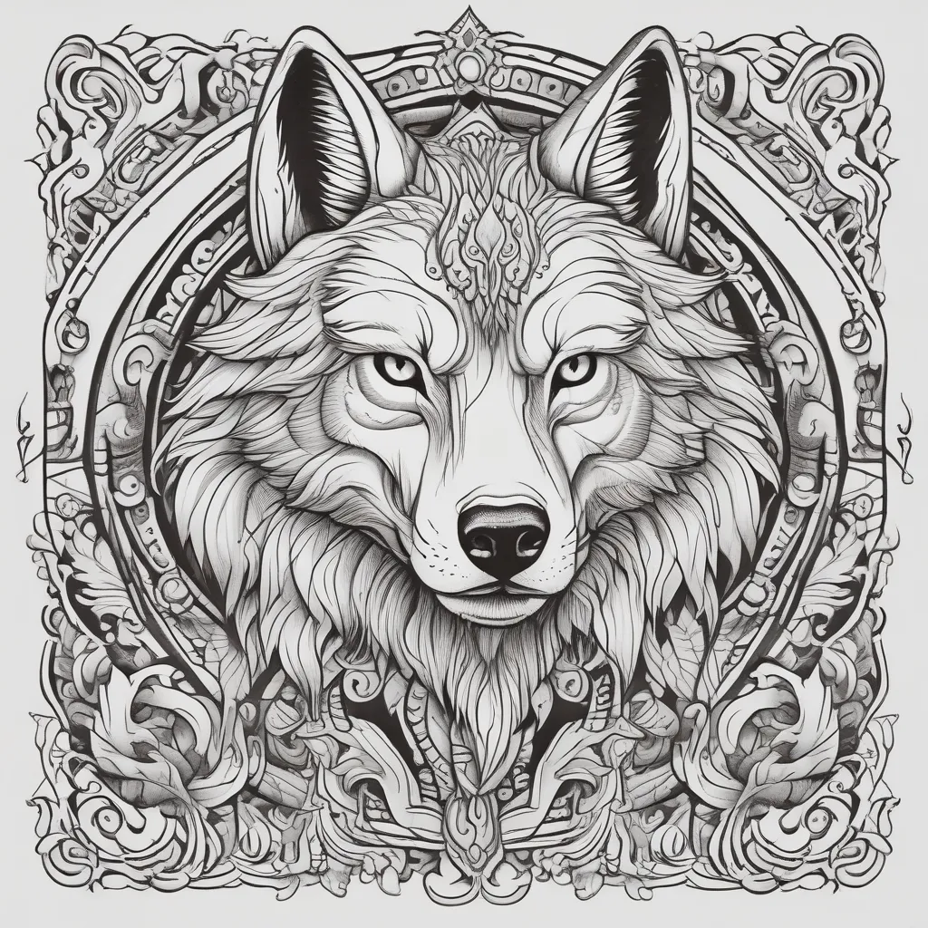 Wolf 문신