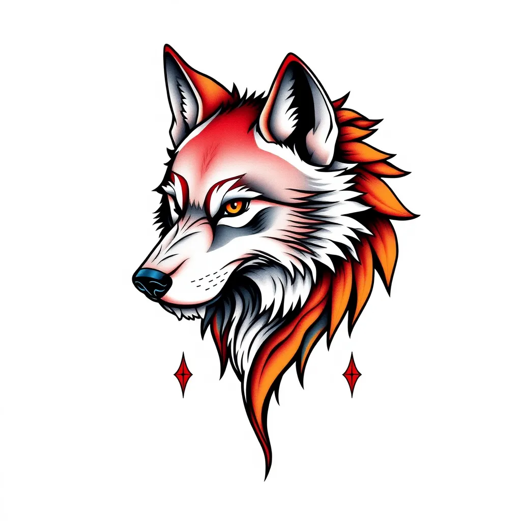 wolf tatuaje