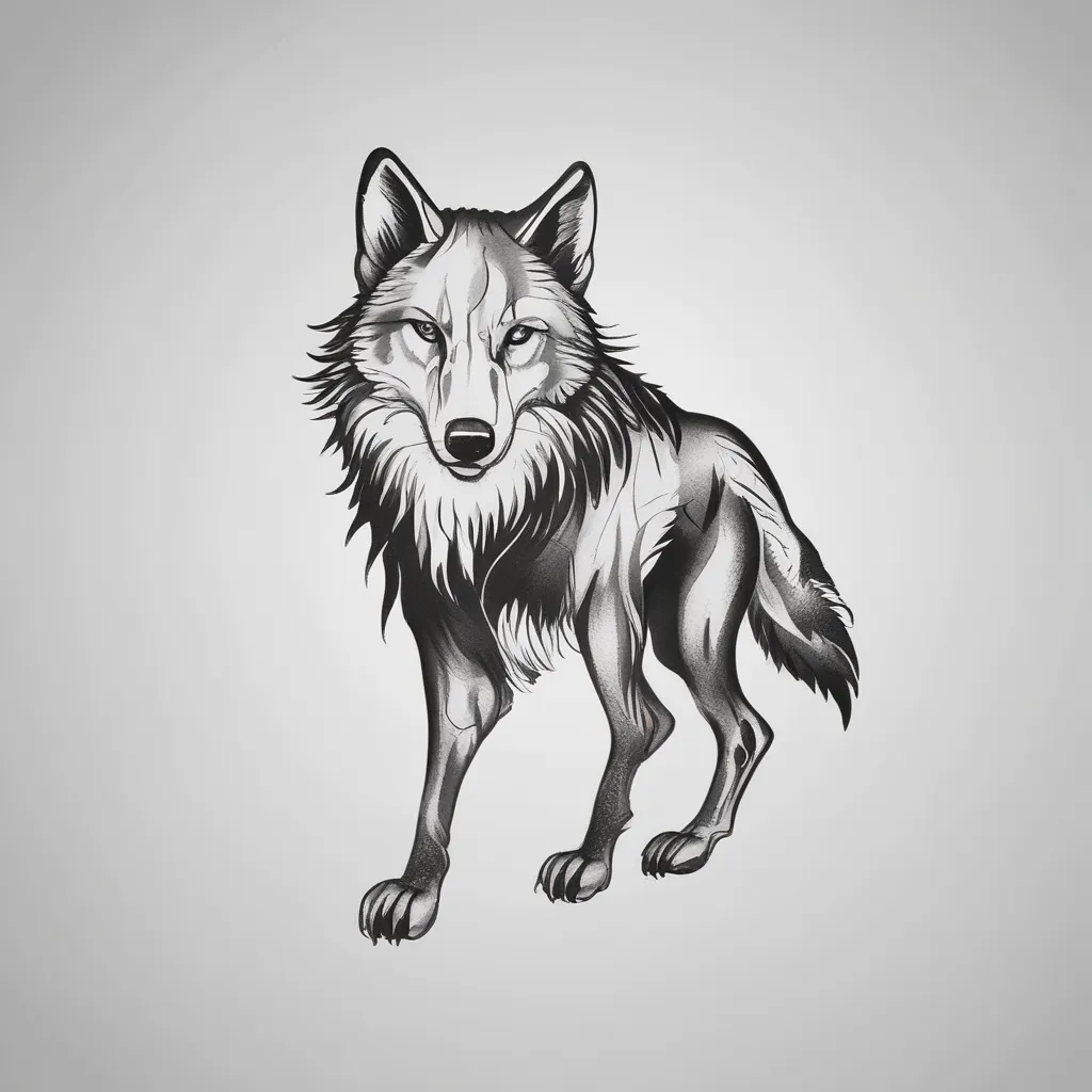 Wolf  tatouage