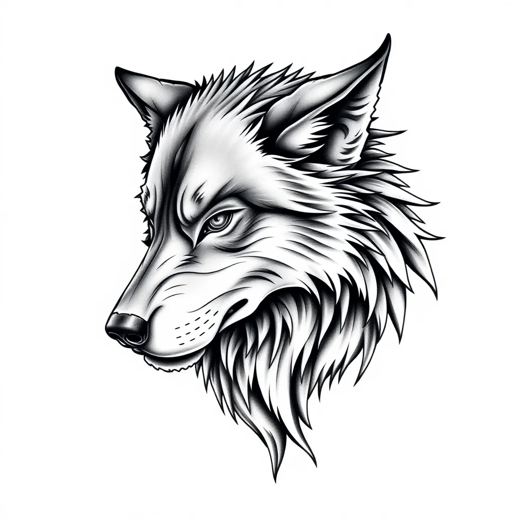 wolf tattoo