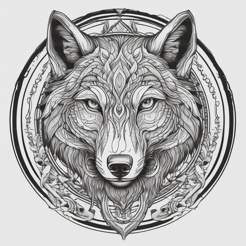 WOLF WITH HUNGER tatuagem