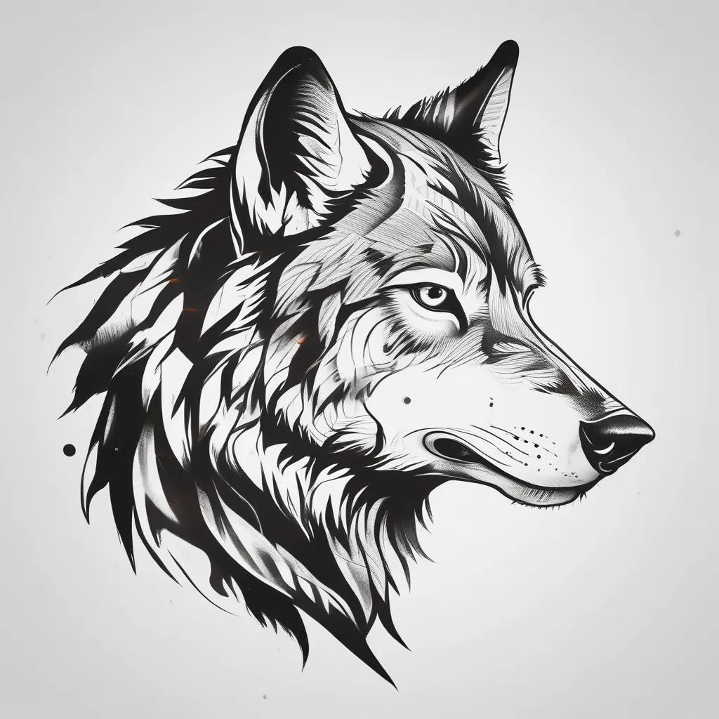 Wolf tatoeage