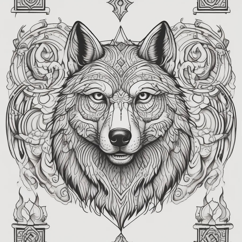 Wolf tatuaje