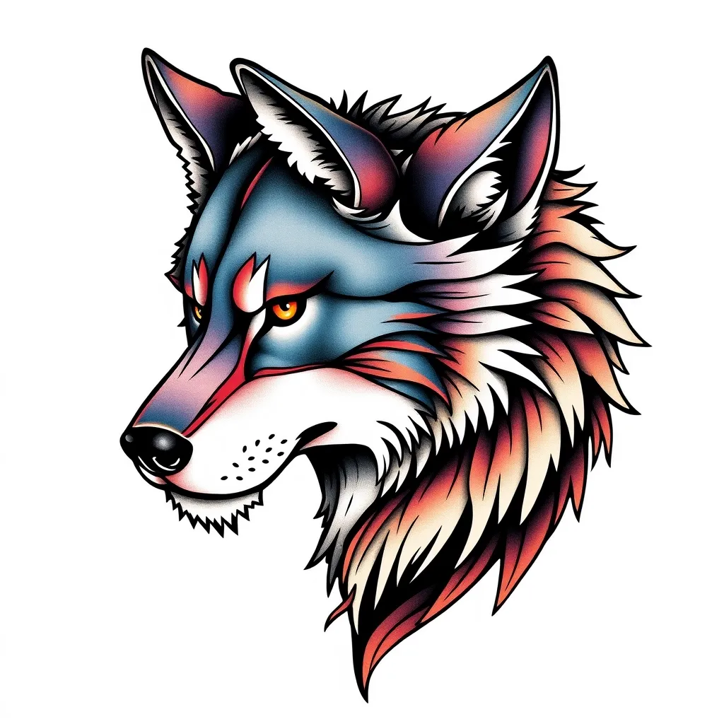 Wolf  tatouage