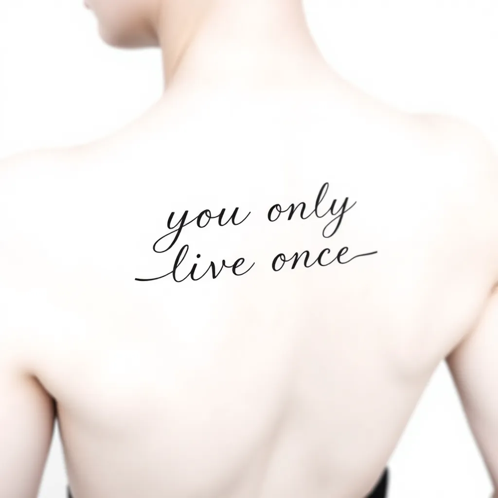 you only live once tattoo