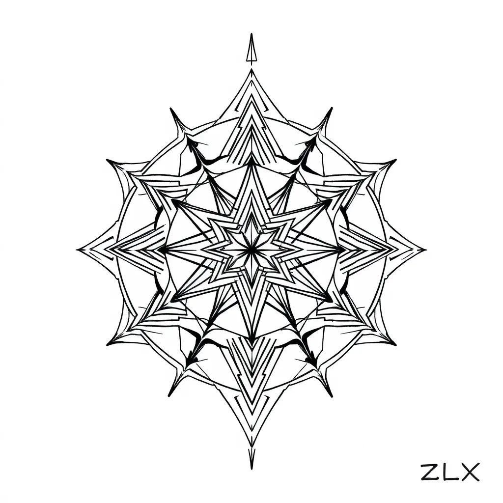 ZLX，素描 tattoo